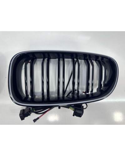 Avtomobil üçün bamper barmaqlığı BMW F10 işıqlı model - avto604