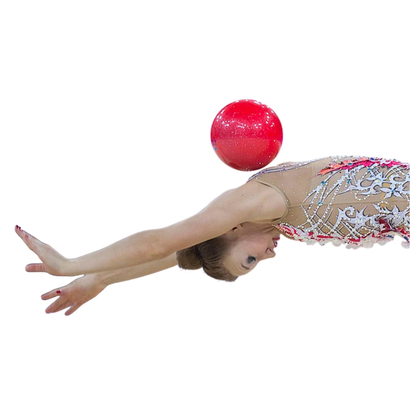 Мяч для художественной гимнастики TA Sports, ПВХ, 23 см, розовый Мяч для художественной гимнастики TA Sports, ПВХ, 23 см, розовый