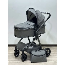 Детская коляска 2в1 Kidilo V9G, серая Детская коляска 2в1 Kidilo V9G, серая