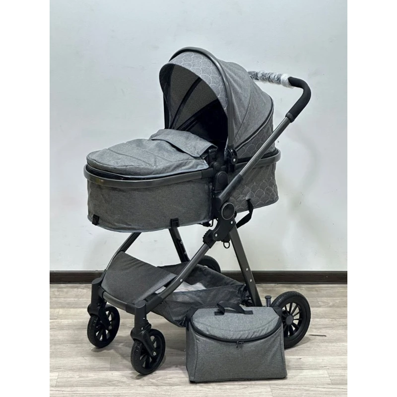 Детская коляска 2в1 Kidilo V9G, серая Детская коляска 2в1 Kidilo V9G, серая