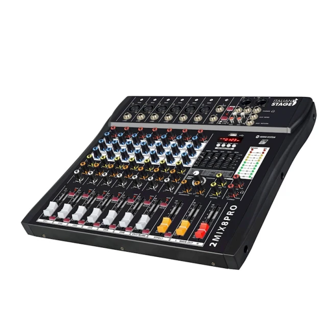 Пассивный микшерный пульт Proel 2MIX8PRO Пассивный микшерный пульт Proel 2MIX8PRO