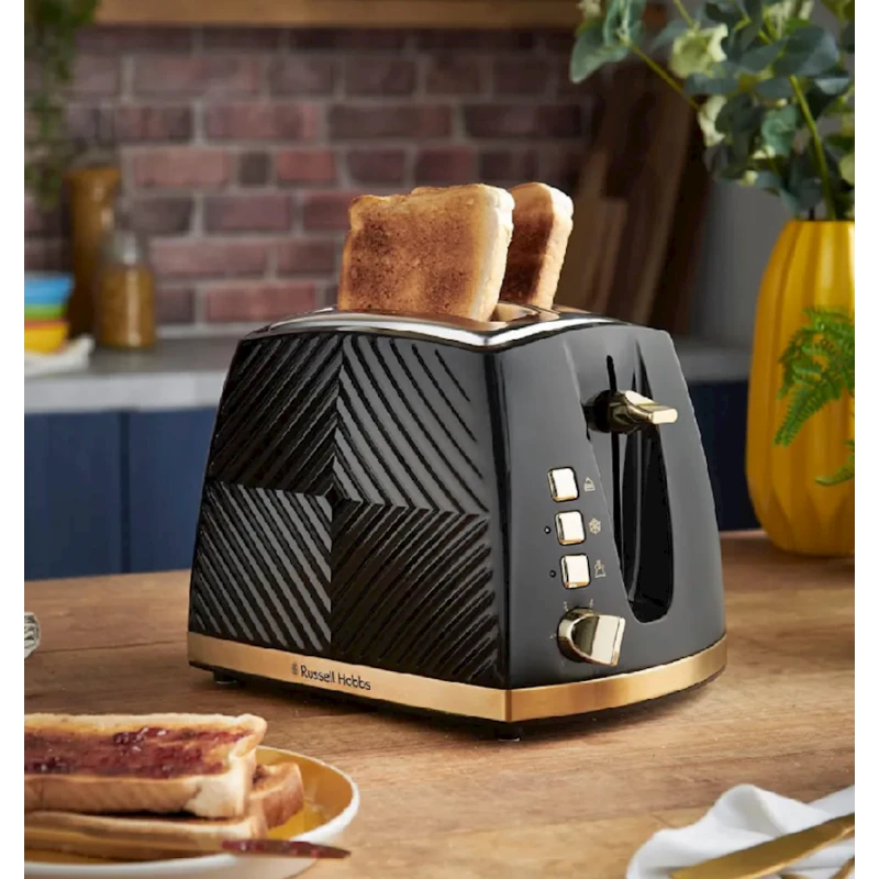 Тостер Russell Hobbs 26390-56 Groove 2S Black Тостер Russell Hobbs 26390-56 Groove 2S Black