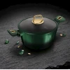 Набор кастрюль и сковородок Berlinger Haus Emerald Collection BH-7039, 10 предметов, алюминий, трехслойное антипригарное титановое покрытие, зеленый Набор кастрюль и сковородок Berlinger Haus Emerald Collection BH-7039, 10 предметов, алюминий, трехслойное антипригарное титановое покрытие, зеленый