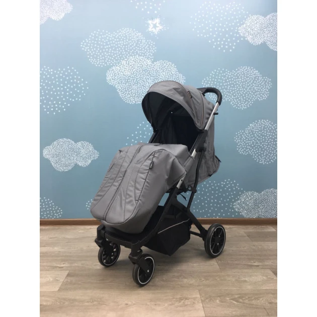 Детская коляска Kidilo К-20, серый/черный Детская коляска Kidilo К-20, серый/черный