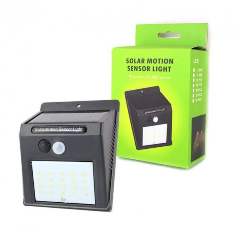 Küçə lampası Solart Solar Panel COB 1, qara