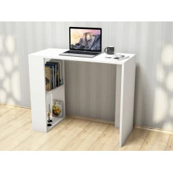 Компьютерный стол Art Mebel House 140, белый, 75x90x50 см