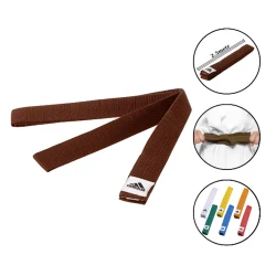 Пояс для дзюдо 1449 тонкий, коричневый, 250 см Пояс для дзюдо 1449 тонкий, коричневый, 250 см