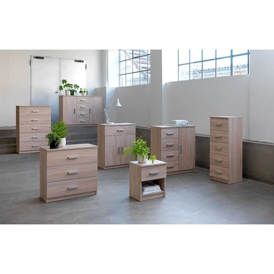 Прикроватная тумбочка JYSK Tapdrup, 32x41x48 см, бежевая Прикроватная тумбочка JYSK Tapdrup, 32x41x48 см, бежевая