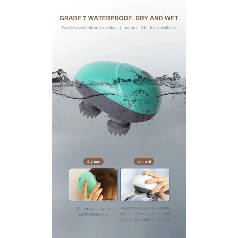 Baş üçün masajor OSK-701A Mini Blue