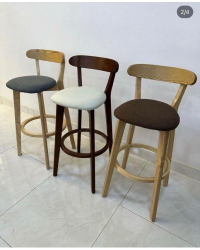 Bar stulu Stul, qəhvəyi, taxta material, Çin istehsalıdır - SR-18