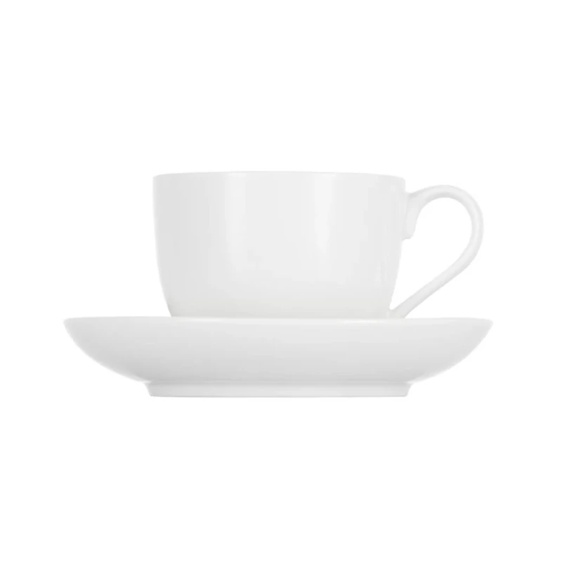 Чайная пара Giphel Blanche 51035, 0.25 л, фарфор, белая Чайная пара Giphel Blanche 51035, 0.25 л, фарфор, белая