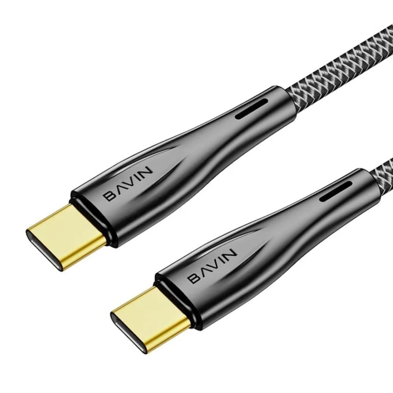 Kabel USB Bavin CB228 Type-C to Type-C Black Kabel USB Bavin CB228 Type-C to Type-C Black