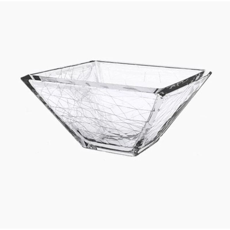 Салатница Vidivi Dolomiti, квадрат, 3.7 л, 26x12 см, стекло, прозрачный Салатница Vidivi Dolomiti, квадрат, 3.7 л, 26x12 см, стекло, прозрачный