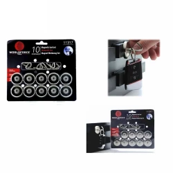 Набор магнитных крючков Worldforce 11317, 10 предметов 1-1/2''