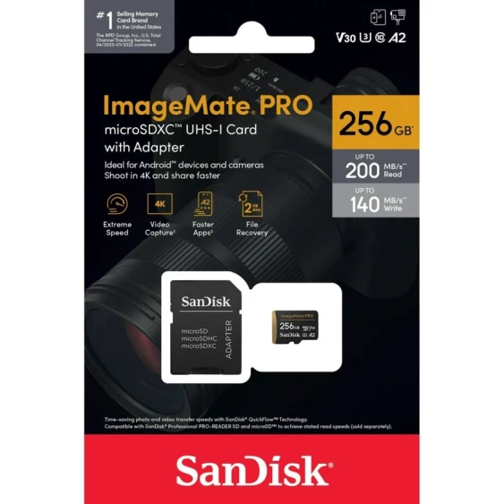 Карта памяти SanDisk 256GB ImageMate Pro microSDXC UHS-1 Карта памяти SanDisk 256GB ImageMate Pro microSDXC UHS-1