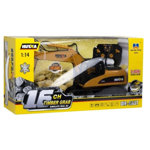 Radio ilə idarə olunan ekskavator 195, sarı