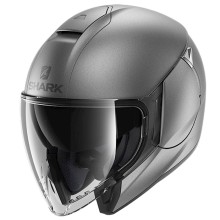 Motosikl dəbilqəsi Shark Citycruiser Blank HE1921E Matt, boz, ölçü M