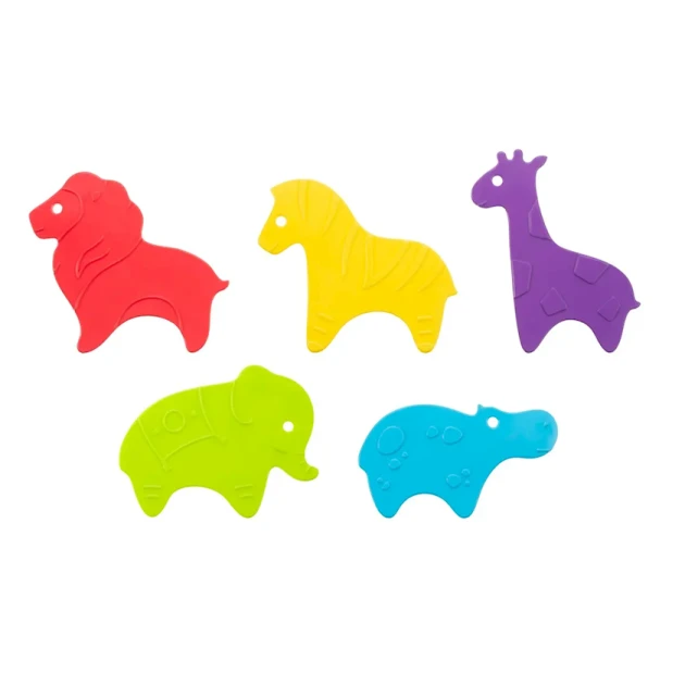 Мини-коврики для ванной Roxy Kids RBM-010-CB, 5 шт, разноцветные Мини-коврики для ванной Roxy Kids RBM-010-CB, 5 шт, разноцветные