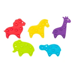 Мини-коврики для ванной Roxy Kids RBM-010-CB, 5 шт, разноцветные Мини-коврики для ванной Roxy Kids RBM-010-CB, 5 шт, разноцветные