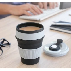 Krujka InnovaGoods V0103302, 8.5 sm, qara/ağ