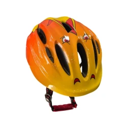 Шлем велосипедный детский, прессованный пенопласт, оранжевый