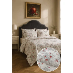 Yataq dəsti Narlı 1487, mələfə 240x260 sm, yorğan üzü 200x220 sm, yastıq üzü 50x70 sm 2 əd, polikotton, ikinəfərlik, rəngbərəng
