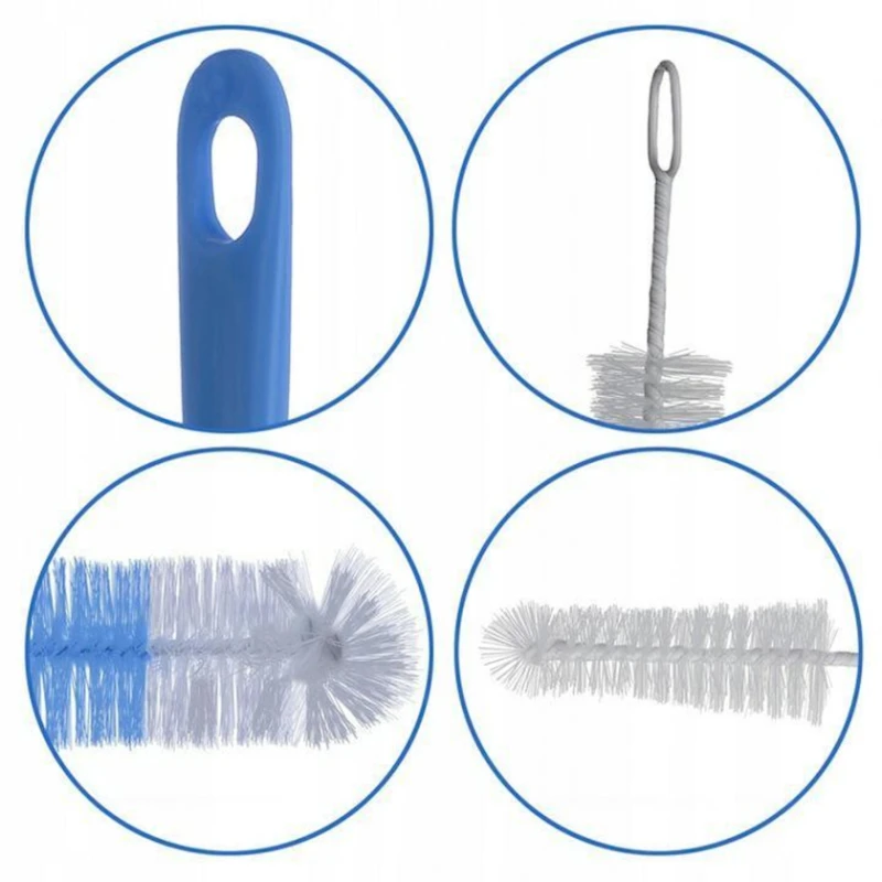 Набор ершиков для чистки бутылочек Babyono 721/01, 2 шт, голубой Набор ершиков для чистки бутылочек Babyono 721/01, 2 шт, голубой