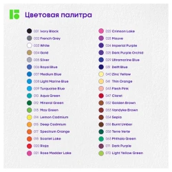 Набор карандашей Berlingo SuperSoft Pro 36 цветов Набор карандашей Berlingo SuperSoft Pro 36 цветов