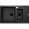 Кухонная мойка Deante Andante ZQN_G513, гранит, черная, 78x49x19.4 см