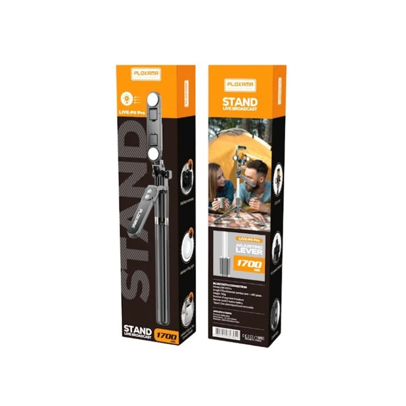 Трипод Plokama Live P9 Pro Black