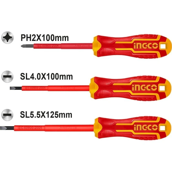 Набор отверток Ingco HKISD0308, 3 шт