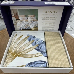 Комплект постельного белья MiraNova SF-633, хлопок, семейный, разноцветный, пододеяльник 160х220/2 шт, простыня 240x260 см, наволочки 50х70 см/2 шт