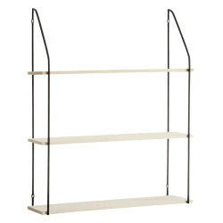 Полка настенная Hejlsminde, 65x20 см, черный/коричневый Полка настенная Hejlsminde, 65x20 см, черный/коричневый