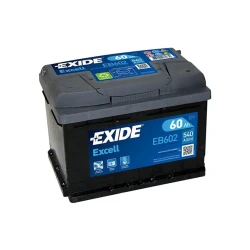 Автомобильный аккумулятор Exide EB602 60Ah 540A 12V