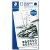 Набор графитовых карандашей Staedtler Full graphite Mars Lumograph, 12 шт Набор графитовых карандашей Staedtler Full graphite Mars Lumograph, 12 шт