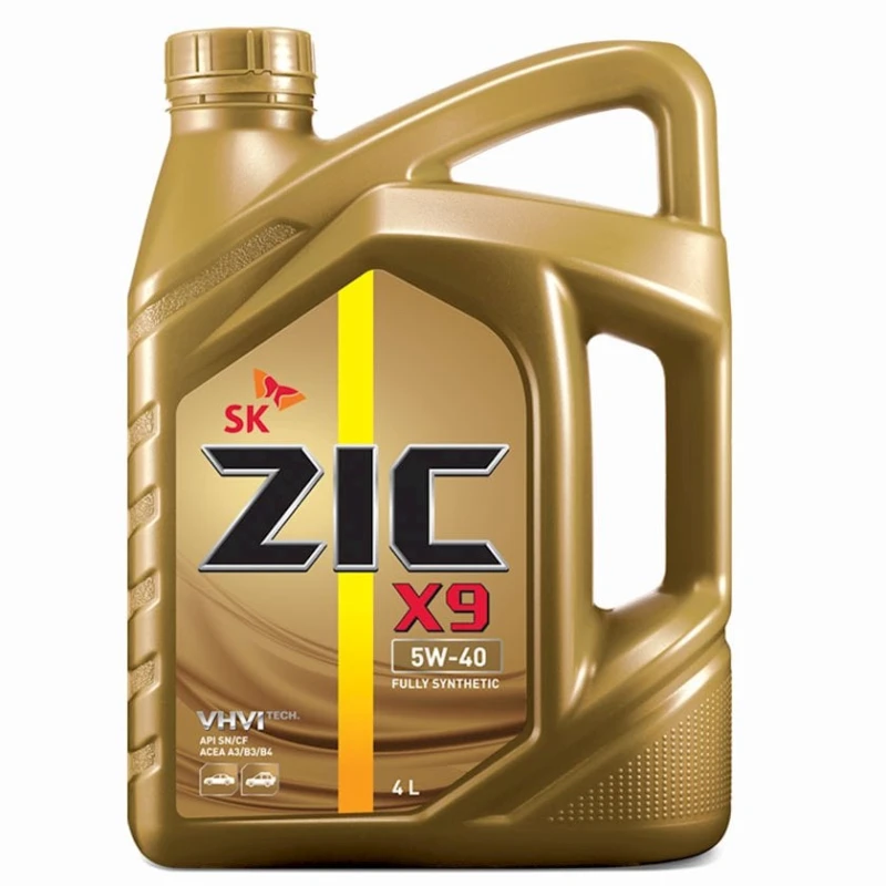 Моторное масло ZIC X9 5W-40, 4 л