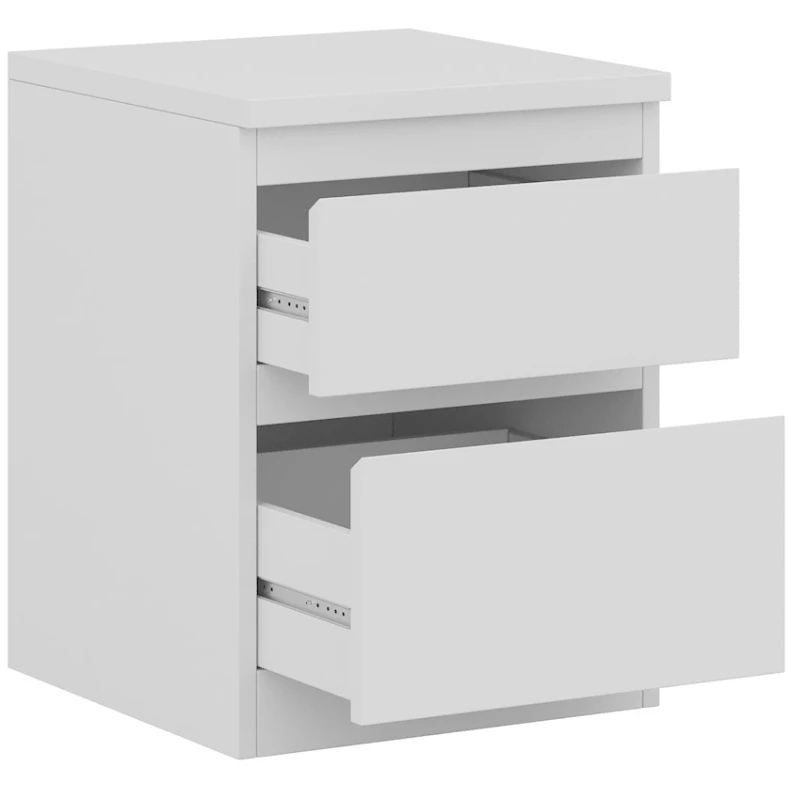 Прикроватная тумба Mio Tesoro Кастор 2.03.03.050.1, ДСП, белый, 37.3x49.2x39.6 см Прикроватная тумба Mio Tesoro Кастор 2.03.03.050.1, ДСП, белый, 37.3x49.2x39.6 см