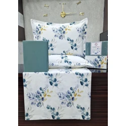 Комплект постельного белья Trend Cotton 00004496, пододеяльник 200x220 см, простыня 240x260 см, 2 наволочки 50x70 см, двуспальный, хлопок, разноцветный