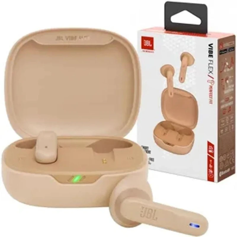 Беспроводные наушники JBL vibe flex headphones beige