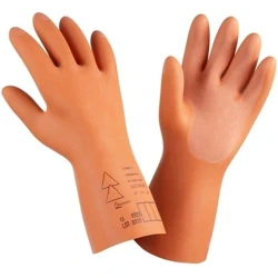 Диэлектрические перчатки Факел, латекс, оранжевые