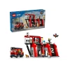 Конструктор LEGO City Fire Station with Fire Truck 60414, 6+ лет, 843 элемента