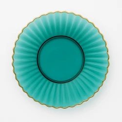 Тарелка Home Depo HOME0104, 19 см, бирюзовая