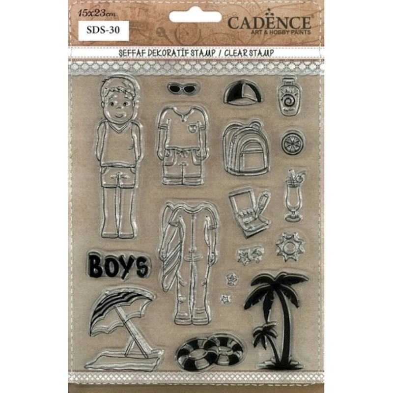 Декоративный штамп Cadence Clear Stamp 30