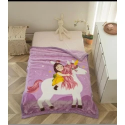 Плед для колыбели Maison Dor UB20, 100х130 см, бамбук, фиолетовый