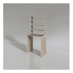 Компьютерный стол Art Mebel House 147, светло-коричневый, 130x70x40 см