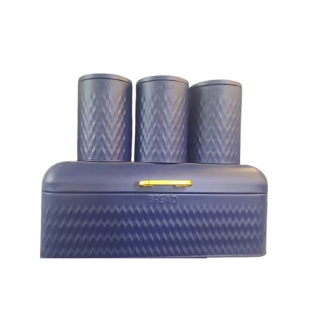 Хлебница с набором емкостей MagiDeal SE175, синяя, 4 предмета