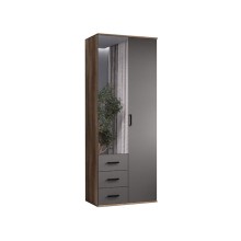 Şkaf Art Mebel Art-80-41, boz, 210х80х50 sm