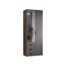 Şkaf Art Mebel Art-80-41, boz, 210х80х50 sm