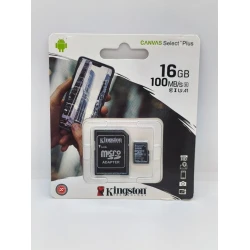 Карта памяти Kingston Canvas Select Plus 16GB microSDHC