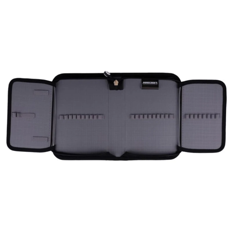 Пенал Yes HP-04 Minecraft, 14x21x4 см, полиэстер, зеленый